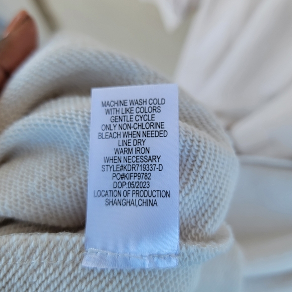 Chelsea and Violet Girls oversized Sweatshirt Dress Blush Size 10/12 and size 16 - Picture 7 of 8